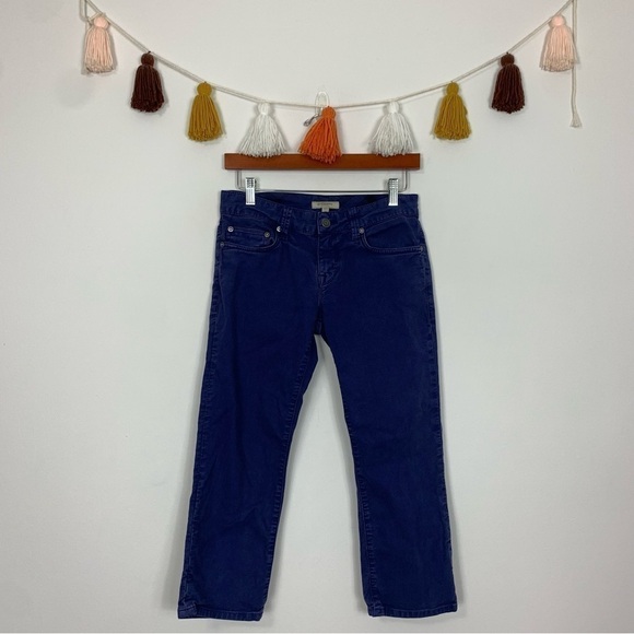 Burberry Purple Capri Jeans Size 27 - Picture 1 of 10